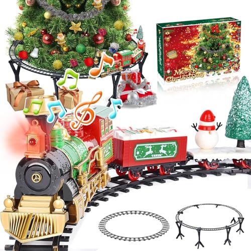 POWZOO Electric Train for Children,Christmas Train,Electric Under/Around The Christmas Tree, Toy (Under The Tree) von POWZOO