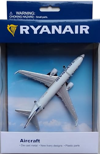 PPC Ryan Air Boeing 737 MAX 8-200 EI-HGT - Flugzeug - Kind - Unisex - Weiß / Blau - Maßstab 1:320 - 12.7 cm x 11.3 cm x 3.8 cm von PPC
