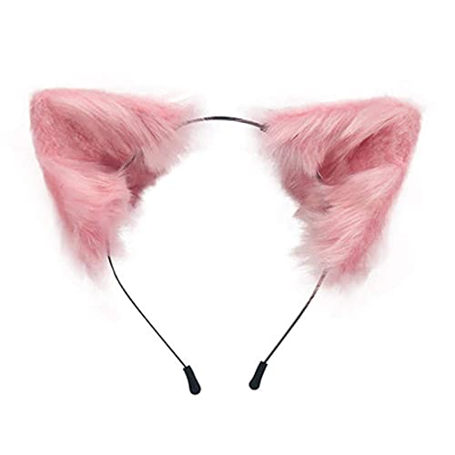 Handgefertigter Fuchs Wolf Katze Ohren Kopfbedeckung Kostüm Zubehör für Halloween Weihnachten Cosplay Party Handgefertigter Fuchs Wolf Katze Ohren Kopfbedeckung Kostüm Zubehör für Halloween Weihnachten Cosplay Party von PPFINE