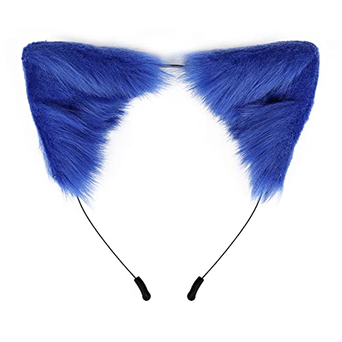 Handgefertigter Fuchs Wolf Katze Ohren Kopfbedeckung Kostüm Zubehör für Halloween Weihnachten Cosplay Party Handgefertigter Fuchs Wolf Katze Ohren Kopfbedeckung Kostüm Zubehör für Halloween Weihnachten Cosplay Party von PPFINE