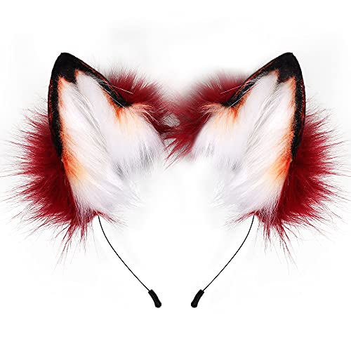 Handgefertigtes katzenohren Fuchs Wolf Ohren Halloween Kostüm Zubehör Damen und Kinder Handgefertigtes katzenohren Fuchs Wolf Ohren Halloween Kostüm Zubehör Damen und Kinder von PPFINE