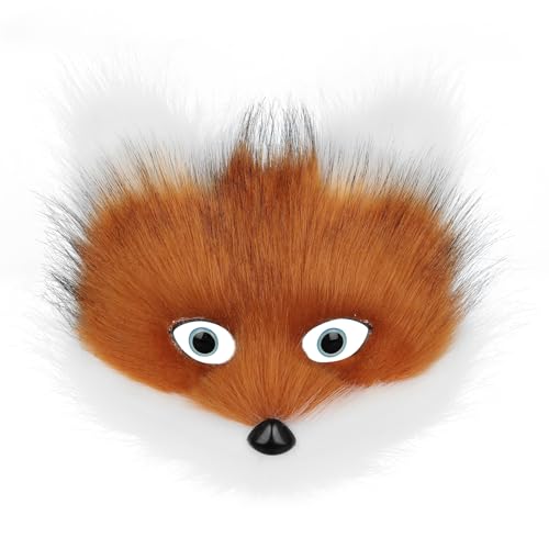 PPFINE Halbgesichtsmaske aus Kunstfell, Tier, Katze, Fuchs, pelzig, für Halloween, Weihnachten, Maskerade, Party, Cosplay, Kostüm-Requisiten PPFINE Halbgesichtsmaske aus Kunstfell, Tier, Katze, Fuchs, pelzig, für Halloween, Weihnachten, Maskerade, Party, Cosplay, Kostüm-Requisiten von PPFINE