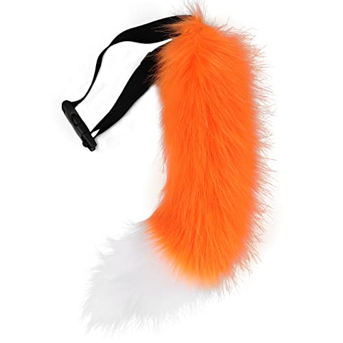 PPFINE Kunstpelz Fuchs Wolf Kostüm Katze Schwanz Kinder Erwachsene Cosplay Halloween Weihnachtsfeier PPFINE Kunstpelz Fuchs Wolf Kostüm Katze Schwanz Kinder Erwachsene Cosplay Halloween Weihnachtsfeier von PPFINE