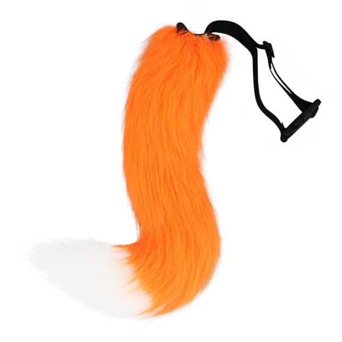 PPFINE Kunstpelz Wolf Fuchs Kostüm Schwanz Erwachsene Kinder Cosplay Halloween Weihnachtsfeier PPFINE Kunstpelz Wolf Fuchs Kostüm Schwanz Erwachsene Kinder Cosplay Halloween Weihnachtsfeier von PPFINE