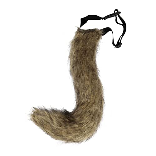 PPFINE Kunstpelz Wolf Fuchs Kostüm Schwanz Erwachsene Kinder Cosplay Halloween Weihnachtsfeier PPFINE Kunstpelz Wolf Fuchs Kostüm Schwanz Erwachsene Kinder Cosplay Halloween Weihnachtsfeier von PPFINE