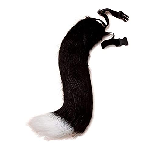 PPFINE Kunstpelz Wolf Fuchs Kostüm Schwanz Erwachsene Kinder Cosplay Halloween Weihnachtsfeier PPFINE Kunstpelz Wolf Fuchs Kostüm Schwanz Erwachsene Kinder Cosplay Halloween Weihnachtsfeier von PPFINE