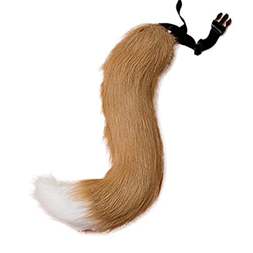 PPFINE Kunstpelz Wolf Fuchs Kostüm Schwanz Erwachsene Kinder Cosplay Halloween Weihnachtsfeier PPFINE Kunstpelz Wolf Fuchs Kostüm Schwanz Erwachsene Kinder Cosplay Halloween Weihnachtsfeier von PPFINE