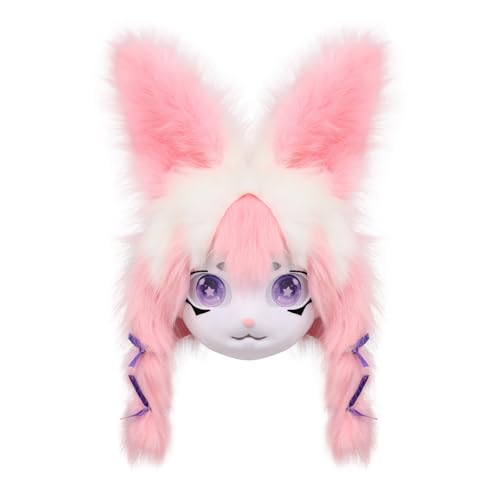 PPFINE Plüschtier-Kopfmaske, Fursuit-Kopfbedeckung, Furry-Cosplay-Maskenball-Kostüm-Accessoires PPFINE Plüschtier-Kopfmaske, Fursuit-Kopfbedeckung, Furry-Cosplay-Maskenball-Kostüm-Accessoires von PPFINE