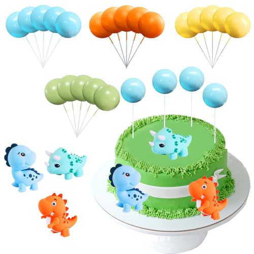 Dino Tortendeko Geburtstag Deko,23Pcs Kuchendeko Dinosaurier Set,Cake Topper Kugeln,Dinosaurier Geburtstag Kuchen,Cake Topper Dinosaur,Dino Cake Topper Kindergeburtstag,Dino Muffins Deko für Babyparty Dino Tortendeko Geburtstag Deko,23Pcs Kuchendeko Dinosaurier Set,Cake Topper Kugeln,Dinosaurier Geburtstag Kuchen,Cake Topper Dinosaur,Dino Cake Topper Kindergeburtstag,Dino Muffins Deko für Babyparty von PPGGOPP