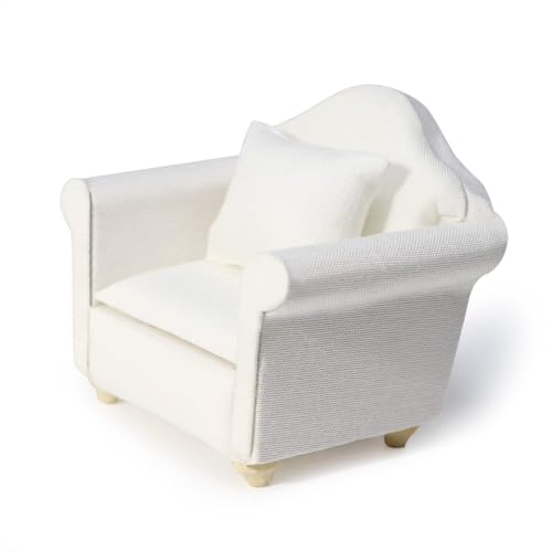 Miniatur Möbel Couch,Puppenhaus Möbel,Puppenhaus Sofa,Miniatur Sofa Couch,Mini Sessel,1/12 Miniatur Sessel,Puppenhaus Miniatur Möbel Modell Mit Kissen Miniatursofa für das Puppenhaus-Wohnzimmer (A) Miniatur Möbel Couch,Puppenhaus Möbel,Puppenhaus Sofa,Miniatur Sofa Couch,Mini Sessel,1/12 Miniatur Sessel,Puppenhaus Miniatur Möbel Modell Mit Kissen Miniatursofa für das Puppenhaus-Wohnzimmer (A) von PPGGOPP