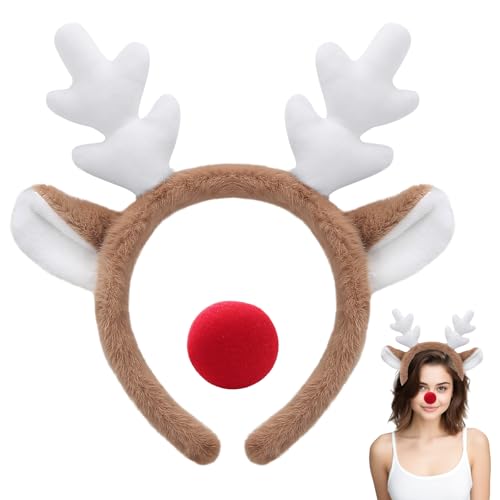 PPGGOPP Weihnachten Rentier Stirnbänder, Weihnachten Stirnbänder, Weihnachts Haarreifen, Weihnachtsaccessoires, Geweih Haarreif, Weihnachts Haarschmuck, für Weihnachten Party Zubehör PPGGOPP Weihnachten Rentier Stirnbänder, Weihnachten Stirnbänder, Weihnachts Haarreifen, Weihnachtsaccessoires, Geweih Haarreif, Weihnachts Haarschmuck, für Weihnachten Party Zubehör von PPGGOPP