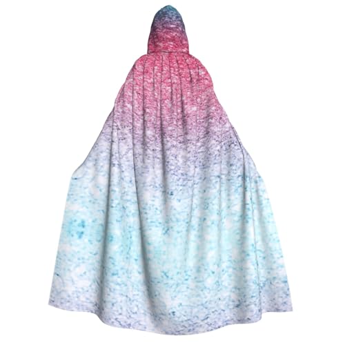 Kapuzenumhang in Blau, Rosa und Lila, Pastellfarben, Unisex, Halloween-Kostüm, Karneval, Mottopartys, Cosplay von PPHGUT