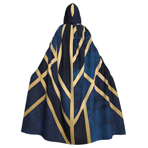 PPHGUT Abstrakter geometrischer Druck, Unisex, volle Länge, mit Kapuze, Halloween-Umhang für Cosplay, Mittelalter und Festivals, passend für Halloween PPHGUT Abstrakter geometrischer Druck, Unisex, volle Länge, mit Kapuze, Halloween-Umhang für Cosplay, Mittelalter und Festivals, passend für Halloween von PPHGUT