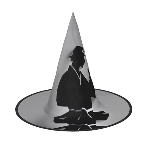 PPHGUT Beeindruckender Halloween-Hexenhut mit breiter Krempe, faltbar, für Partys, Arnivale und Rollenspielveranstaltungen PPHGUT Beeindruckender Halloween-Hexenhut mit breiter Krempe, faltbar, für Partys, Arnivale und Rollenspielveranstaltungen von PPHGUT