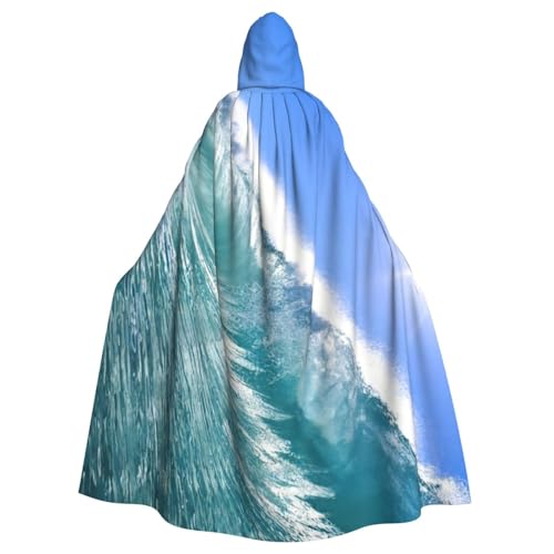 PPHGUT Big Ocean Wave HD-Druck, Unisex, volle Länge, mit Kapuze, Halloween-Umhang für Cosplay, Mittelalter und Festivals, passend für Halloween PPHGUT Big Ocean Wave HD-Druck, Unisex, volle Länge, mit Kapuze, Halloween-Umhang für Cosplay, Mittelalter und Festivals, passend für Halloween von PPHGUT