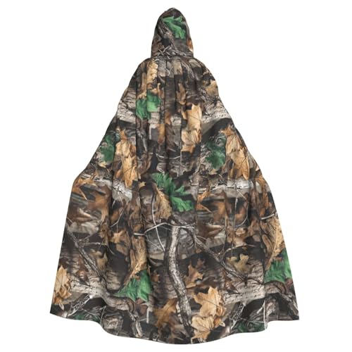 PPHGUT Cold Tree Camouflage-Druck, Unisex, volle Länge, mit Kapuze, Halloween-Umhang für Cosplay, Mittelalter und Festivals, passend für Halloween PPHGUT Cold Tree Camouflage-Druck, Unisex, volle Länge, mit Kapuze, Halloween-Umhang für Cosplay, Mittelalter und Festivals, passend für Halloween von PPHGUT