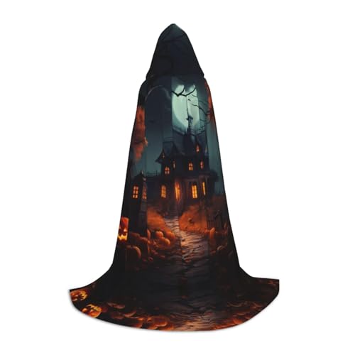PPHGUT Gruseliger Halloween-Umhang mit Kapuze, Verkleidung, Halloween, Karneval, Cosplay, Teenager, Kinder, Erwachsene, Zauberer-Themen PPHGUT Gruseliger Halloween-Umhang mit Kapuze, Verkleidung, Halloween, Karneval, Cosplay, Teenager, Kinder, Erwachsene, Zauberer-Themen von PPHGUT