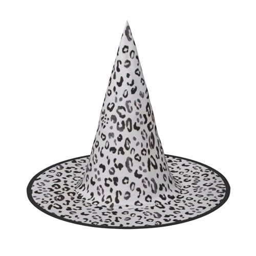 PPHGUT Halloween-Hexenhut mit Leopardenmuster, breite Krempe, faltbare Kappe, Partys, Arnivals und Rollenspielveranstaltungen PPHGUT Halloween-Hexenhut mit Leopardenmuster, breite Krempe, faltbare Kappe, Partys, Arnivals und Rollenspielveranstaltungen von PPHGUT