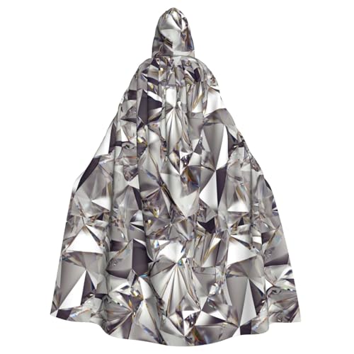 PPHGUT Halloween-Umhang mit Diamantmuster, Unisex, volle Länge, mit Kapuze, für Cosplay, Mittelalter und Festivals PPHGUT Halloween-Umhang mit Diamantmuster, Unisex, volle Länge, mit Kapuze, für Cosplay, Mittelalter und Festivals von PPHGUT