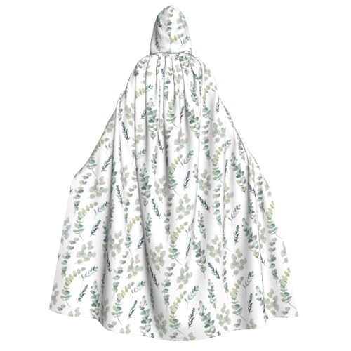 PPHGUT Kapuzenumhang mit Eukalyptusblättern, Unisex, Halloween-Kostüm, Karneval, Mottopartys, Cosplay PPHGUT Kapuzenumhang mit Eukalyptusblättern, Unisex, Halloween-Kostüm, Karneval, Mottopartys, Cosplay von PPHGUT