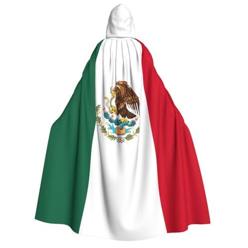 PPHGUT Kapuzenumhang mit Flagge Mexiko, Unisex, Halloween-Kostüm, Karneval, Mottopartys, Cosplay PPHGUT Kapuzenumhang mit Flagge Mexiko, Unisex, Halloween-Kostüm, Karneval, Mottopartys, Cosplay von PPHGUT