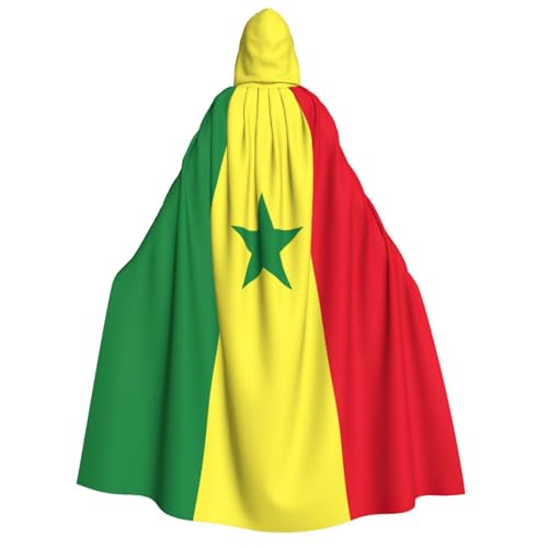 PPHGUT Kapuzenumhang mit Flagge des Senegals, Unisex, Halloween-Kostüm, Karneval, Mottopartys, Cosplay PPHGUT Kapuzenumhang mit Flagge des Senegals, Unisex, Halloween-Kostüm, Karneval, Mottopartys, Cosplay von PPHGUT