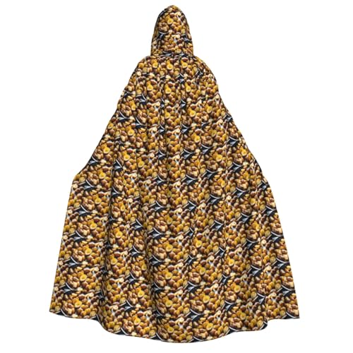 PPHGUT Kapuzenumhang mit Gartenkartoffeln, Unisex, Halloween-Kostüm, Karneval, Mottopartys, Cosplay von PPHGUT