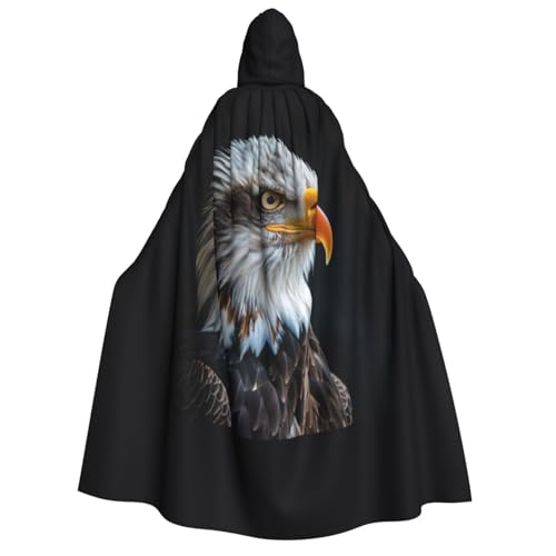 PPHGUT Kapuzenumhang mit Glatzenadler, Unisex, Halloween-Kostüm, Karneval, Mottopartys, Cosplay PPHGUT Kapuzenumhang mit Glatzenadler, Unisex, Halloween-Kostüm, Karneval, Mottopartys, Cosplay von PPHGUT