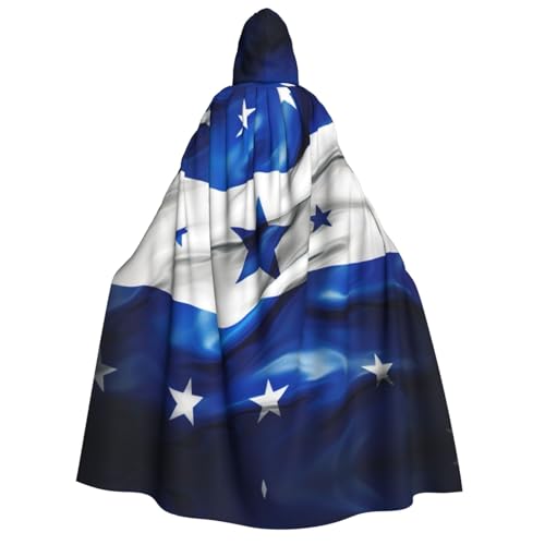 PPHGUT Kapuzenumhang mit Honduras-Flagge, Unisex, Halloween-Kostüm, Karneval, Mottopartys, Cosplay von PPHGUT