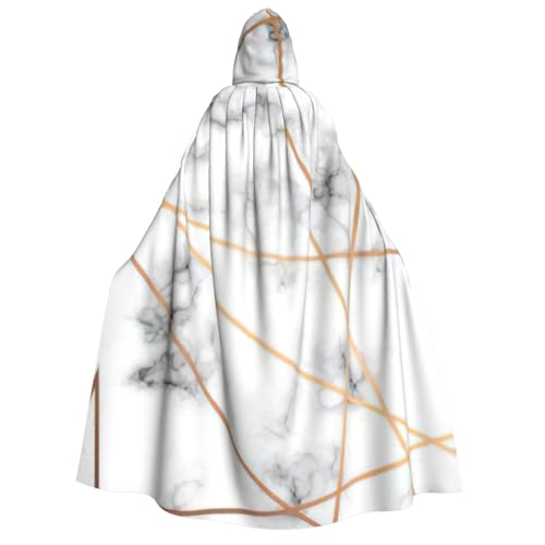 PPHGUT Kapuzenumhang mit Marmorierung, Unisex, Halloween-Kostüm, Karneval, Mottopartys, Cosplay von PPHGUT