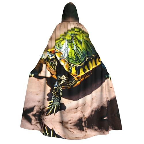 PPHGUT Lord Howe Island Sea Turtle Print Hooded Cloak Unisex Halloween Costume Carnival Theme Festivals Parties Cosplay von PPHGUT