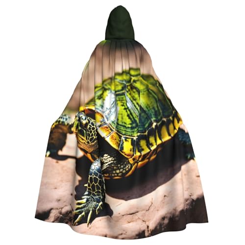 PPHGUT Lord Howe Island Sea Turtle Print Unisex Full Length Hooded Halloween Cloak For Cosplay Medieval And Festivals Fits von PPHGUT