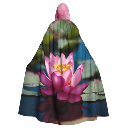 PPHGUT Spirit Of The Lotus Print Unisex Full Length Hooded Halloween Cloak For Cosplay Medieval And Festivals Fits PPHGUT Spirit Of The Lotus Print Unisex Full Length Hooded Halloween Cloak For Cosplay Medieval And Festivals Fits von PPHGUT