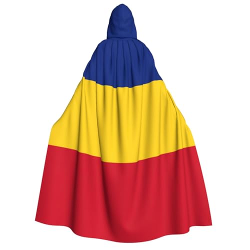 PPHGUT Umhang mit Kapuze und Flagge Rumäniens, Unisex, Halloween-Kostüm, Karneval, Mottopartys, Cosplay PPHGUT Umhang mit Kapuze und Flagge Rumäniens, Unisex, Halloween-Kostüm, Karneval, Mottopartys, Cosplay von PPHGUT