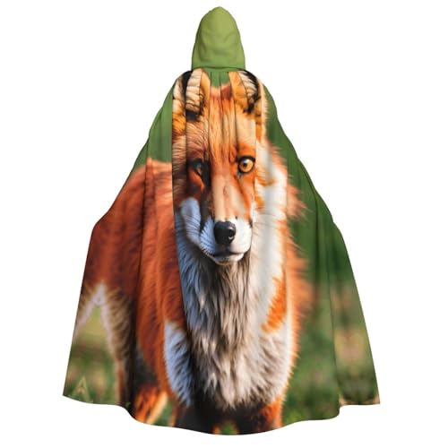 PPHGUT Umhang mit Kapuze und Fuchs-Aufdruck, Unisex, Halloween-Kostüm, Karneval, Motto-Festivals, Partys, Cosplay PPHGUT Umhang mit Kapuze und Fuchs-Aufdruck, Unisex, Halloween-Kostüm, Karneval, Motto-Festivals, Partys, Cosplay von PPHGUT