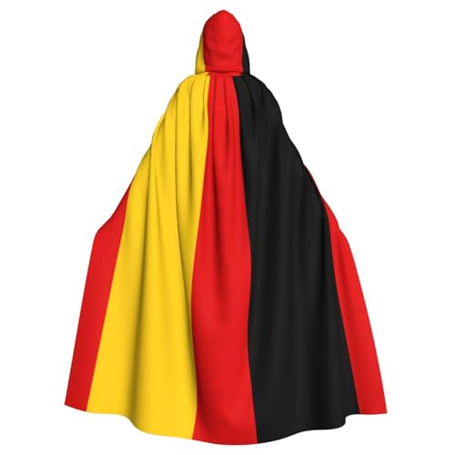 PPHGUT Unisex-Umhang mit deutscher Flagge, mit Kapuze, Halloween, für Cosplay, Mittelalter und Festivals, passend für Halloween PPHGUT Unisex-Umhang mit deutscher Flagge, mit Kapuze, Halloween, für Cosplay, Mittelalter und Festivals, passend für Halloween von PPHGUT