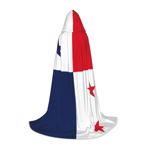 Umhang mit Panama-Flagge und Kapuze, für Halloween, Karneval, Cosplay, Teenager, Kinder, Erwachsene, Zauberer-Themen von PPHGUT