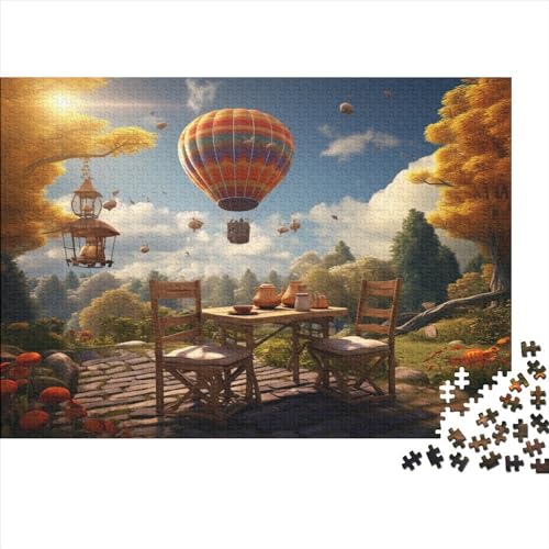 Heißluftballon Für Erwachsene 1000 Teile Puzzle Family Challenging Games Geburtstag Moderne Wohnkultur Lernspiel Stress Relief 1000pcs (75x50cm) von PPSOAP