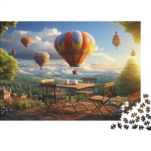 Heißluftballon Puzzle 1000 Teile Erwachsene Home Decor Geburtstag Family Challenging Games Educational Game Stress Relief 1000pcs (75x50cm) von PPSOAP