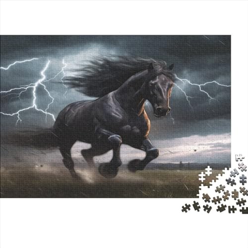 Krieg Caballo Puzzle 1000 Teile Rayo Caballo Für Erwachsene Lernspiel Familia Challenging Games Geburtstag Wohnkultur Stress Relief 1000pcs (75x50cm) von PPSOAP