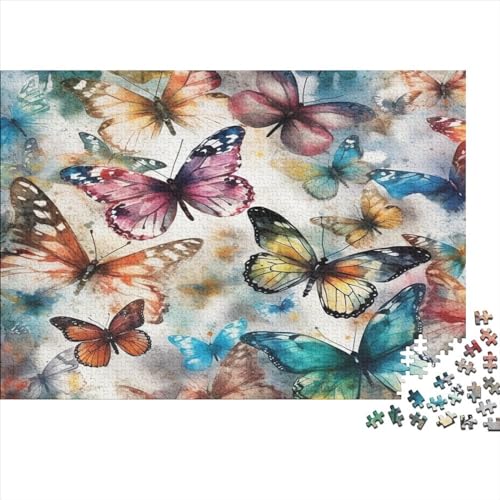 Mariposa 1000 Teile Tieres Erwachsene Puzzles Familia Challenging Games Wohnkultur Lernspiel Geburtstag Stress Relief Toy 1000pcs (75x50cm) von PPSOAP