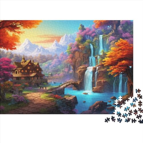 Stadtbild-Architektur Für Erwachsene 1000 Teile Puzzle Family Challenging Games Geburtstag Moderne Wohnkultur Lernspiel Stress Relief 1000pcs (75x50cm) von PPSOAP