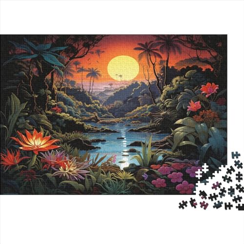 Tierischer Wald Puzzle 1000 Teile Erwachsene Geschicklichkeitsspiel Für Die Ganze Familie Lernspiel Home Decor Geburtstag Stress Relief 1000pcs (75x50cm) von PPSOAP