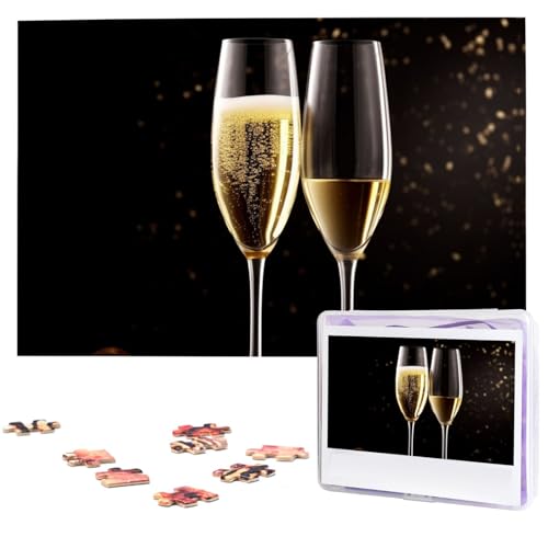 Champagnerglas-Puzzle für Erwachsene, herausfordernde Holzpuzzles, 1000 Teile, personalisiertes Fotopuzzle, Bild-Puzzle, benutzerdefinierte Puzzles für Geburtstag Champagnerglas-Puzzle für Erwachsene, herausfordernde Holzpuzzles, 1000 Teile, personalisiertes Fotopuzzle, Bild-Puzzle, benutzerdefinierte Puzzles für Geburtstag von PPTHSNVB