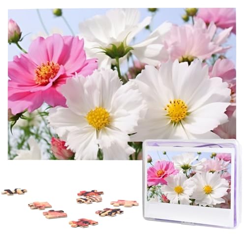 Weiße Blumen Puzzle für Erwachsene, herausfordernde Holzpuzzles 1000 Teile, personalisiertes Fotopuzzle, Bildpuzzle, individuelle Puzzles für Geburtstag Weiße Blumen Puzzle für Erwachsene, herausfordernde Holzpuzzles 1000 Teile, personalisiertes Fotopuzzle, Bildpuzzle, individuelle Puzzles für Geburtstag von PPTHSNVB