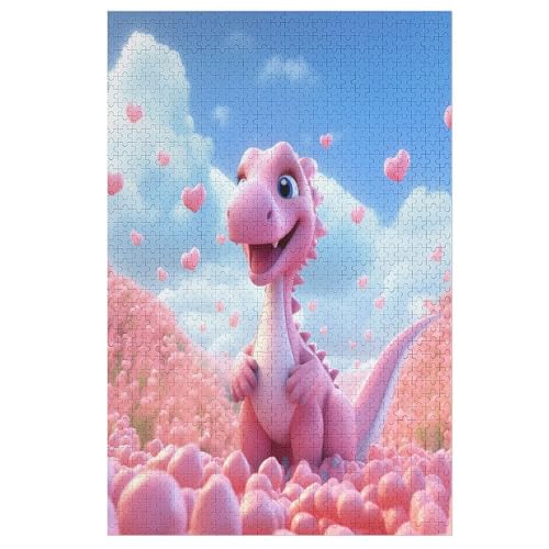 1000 Teile Puzzle Für Jugendliche,Dinosaurier Puzzles,Erwachsenenpuzzle,Holzpuzzles,Dekompressionsspiel,Spielzeugpuzzles （78×53cm） von PPZYY