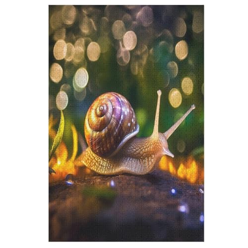 1000-teiliges Puzzle Für Erwachsene, Schnecken -Puzzle, Dekompressionsspiel, Spielzeugpuzzles, Geburtstagsgeschenke （78×53cm） von PPZYY
