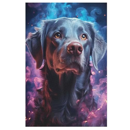 Dackel Dog Puzzle Für Erwachsene 1000 Teile Premium 100% Recyceltes Brett Zum Lernen, Lernspielzeug, Familienspiele Kinder Holzpuzzle （78×53cm） von PPZYY