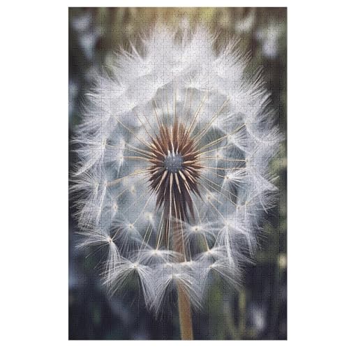 DandeLöwe Puzzle 1000 Teile, Holzpuzzle Herausforderndes Geschicklichkeitsspiel Für Die Ganze Familie, Kinder Erwachsenenpuzzle Ab 12 Jahren （78×53cm） von PPZYY
