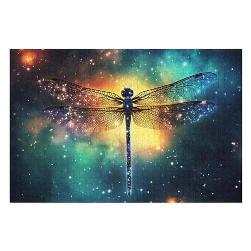 Drachefly Puzzle Für Erwachsene,1000-teiliges Puzzles, Für Kinder,Holzpuzzle,Lernspielzeug, （75×50cm） von PPZYY